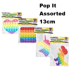 Bubble Pop It Sensory Toy 13cm - Assorted Designs